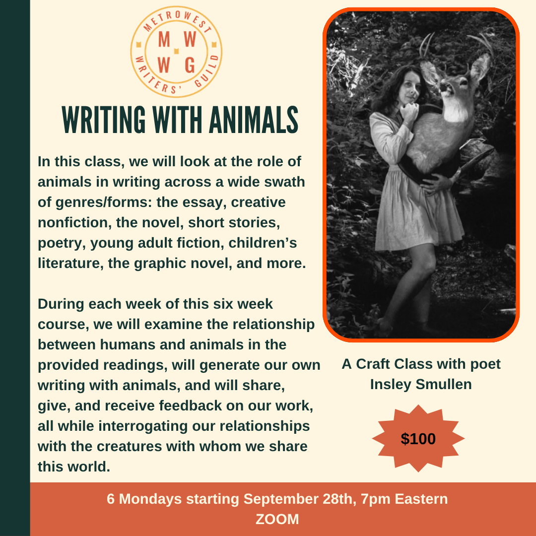Multi-Week: Insley Smullen teaches Writing with Animals
