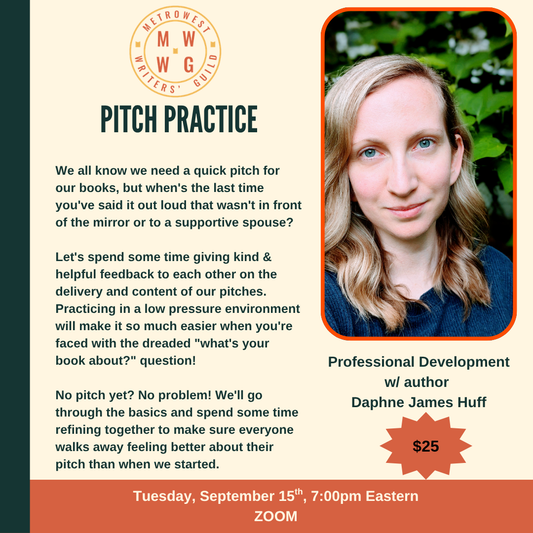 Single Session: Pitch Practice with author Daphne James Huff