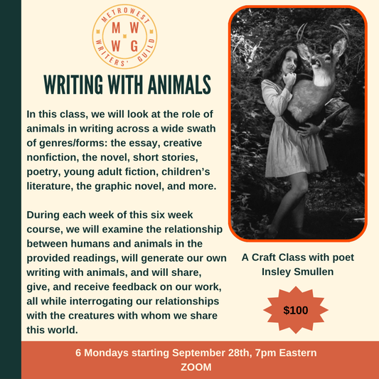 Multi-Week: Insley Smullen teaches Writing with Animals