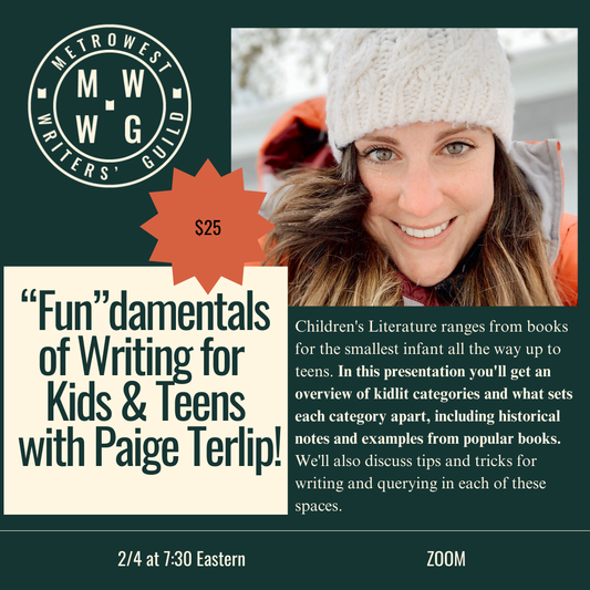 The "Fun"damentals of Writing for Kids and Teens with Paige Terlip